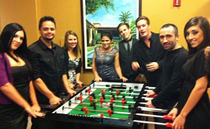 Warrior Table Soccer Christmas Party