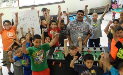 Warrior Foosball Table – Perfect for youth programs.