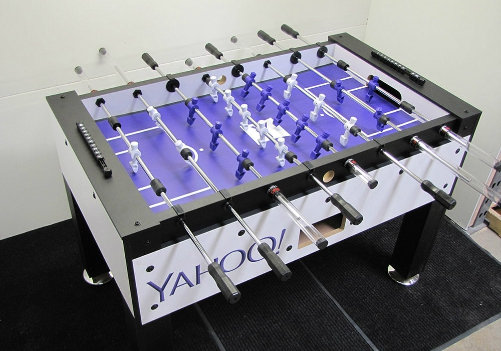 Company incentive foosball table for Yahoo!