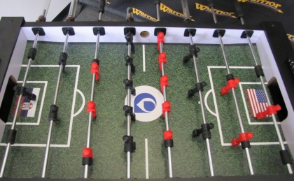 Telesign Custom Foosball Table made by Warrior Table Soccer