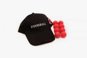 Foosball Hat Red Balls